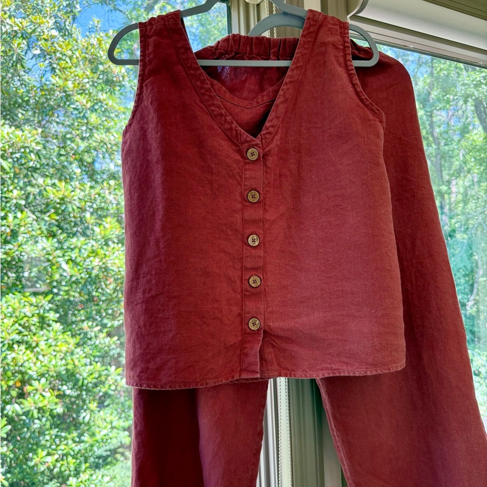 Swahlee Set: Reversible Top & Wide Leg Pant